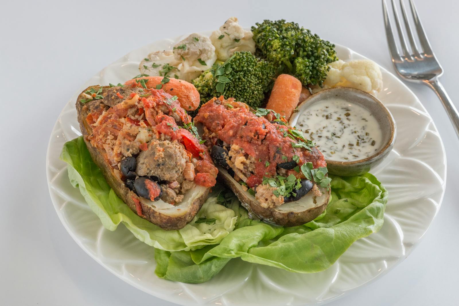 préparation pomme de terre farcie