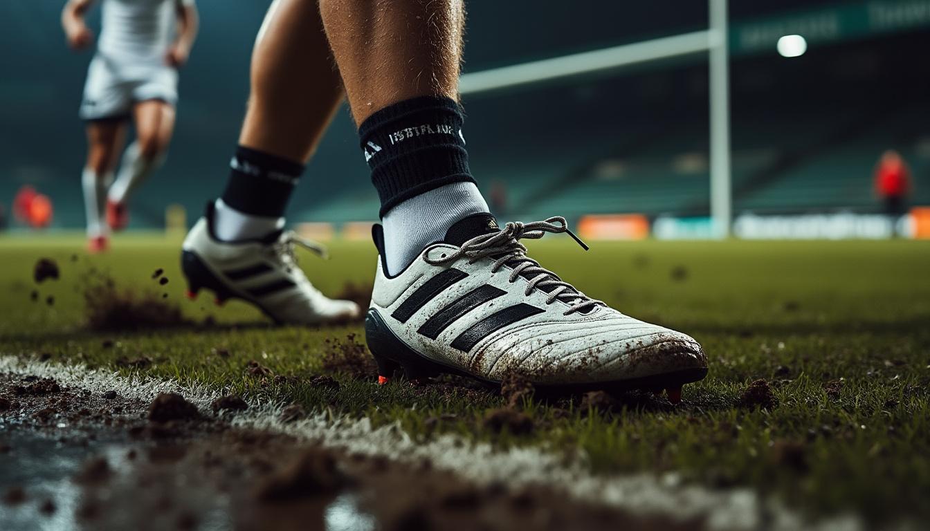 découvrez les adidas predator malice control pour terrain mou, les chaussures parfaites pour les rugbymen. conçues pour offrir un confort optimal et un contrôle exceptionnel sur le terrain, elles sont l'allié idéal pour améliorer vos performances sur le jeu. sportivité et style réunis dans un seul modèle.