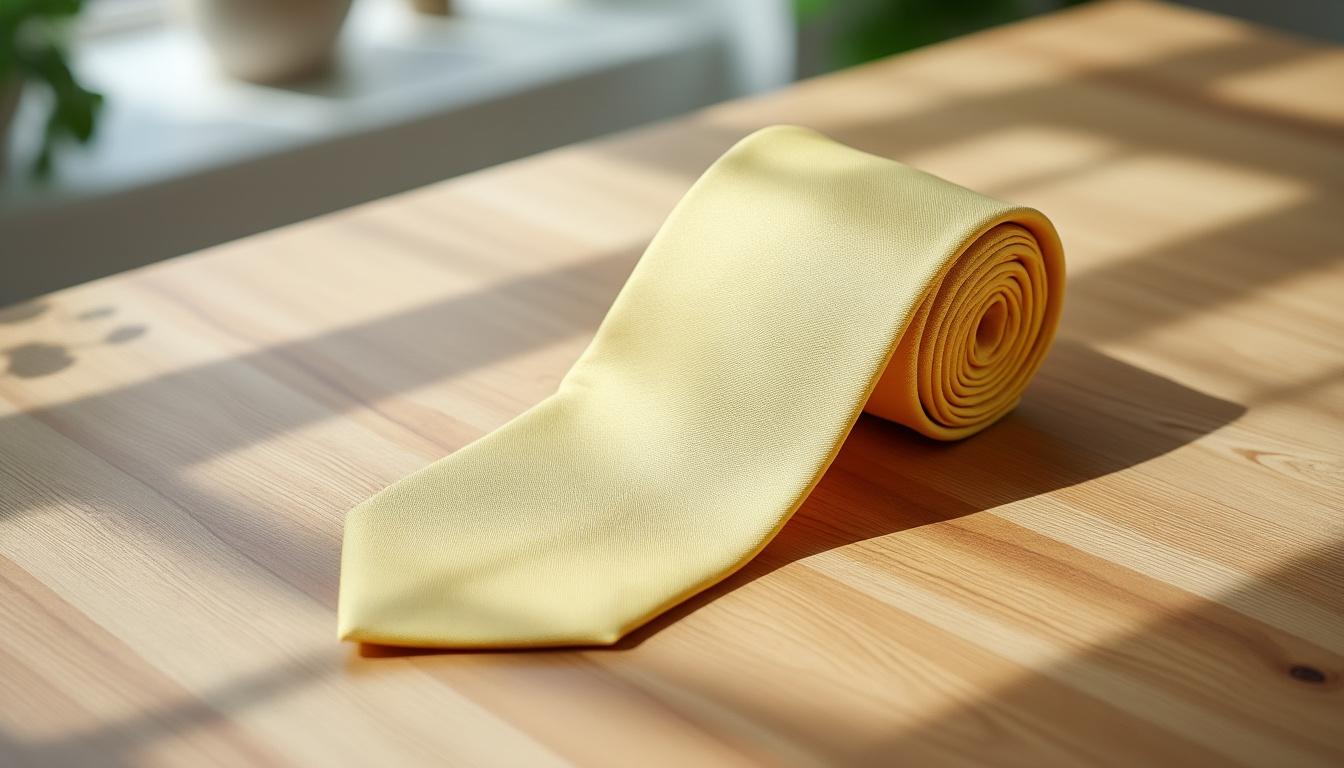 découvrez comment la cravate homme jaune pastel peut devenir l'accessoire idéal pour exprimer votre personnalité. alliez style et originalité avec des conseils sur le choix, l'assortiment et le port de cette cravate tendance.