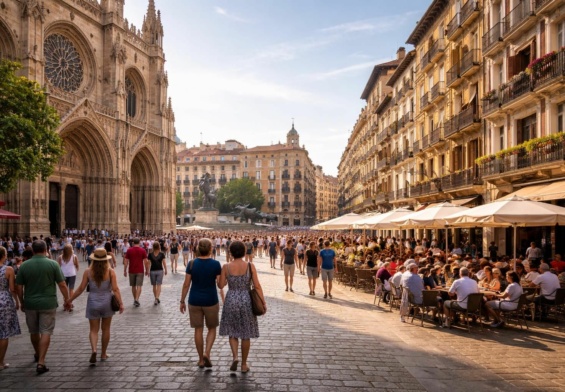 découvrez les sites incontournables de pampelune, une ville riche en histoire et en culture, à travers une exploration captivante de ses lieux emblématiques.