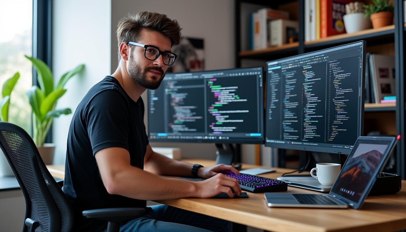 découvrez notre formation de développeur web en 12 mois et suivez un plan d'action structuré pour réussir votre reconversion dans le numérique. bénéficiez d’un accompagnement personnalisé vers un métier d’avenir.