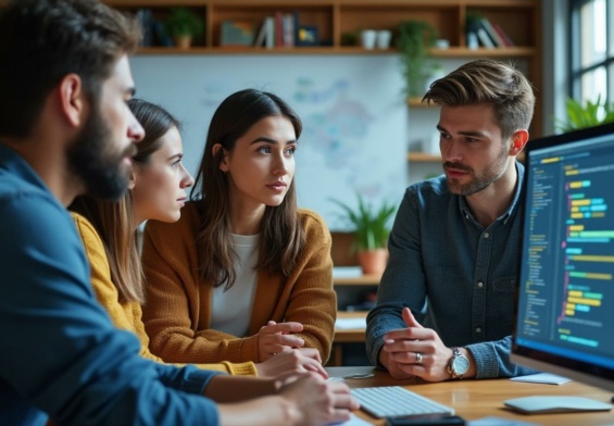 découvrez notre formation de développeur web en 12 mois : un parcours complet, pratique et structuré pour acquérir toutes les compétences nécessaires et réussir votre reconversion dans le numérique.