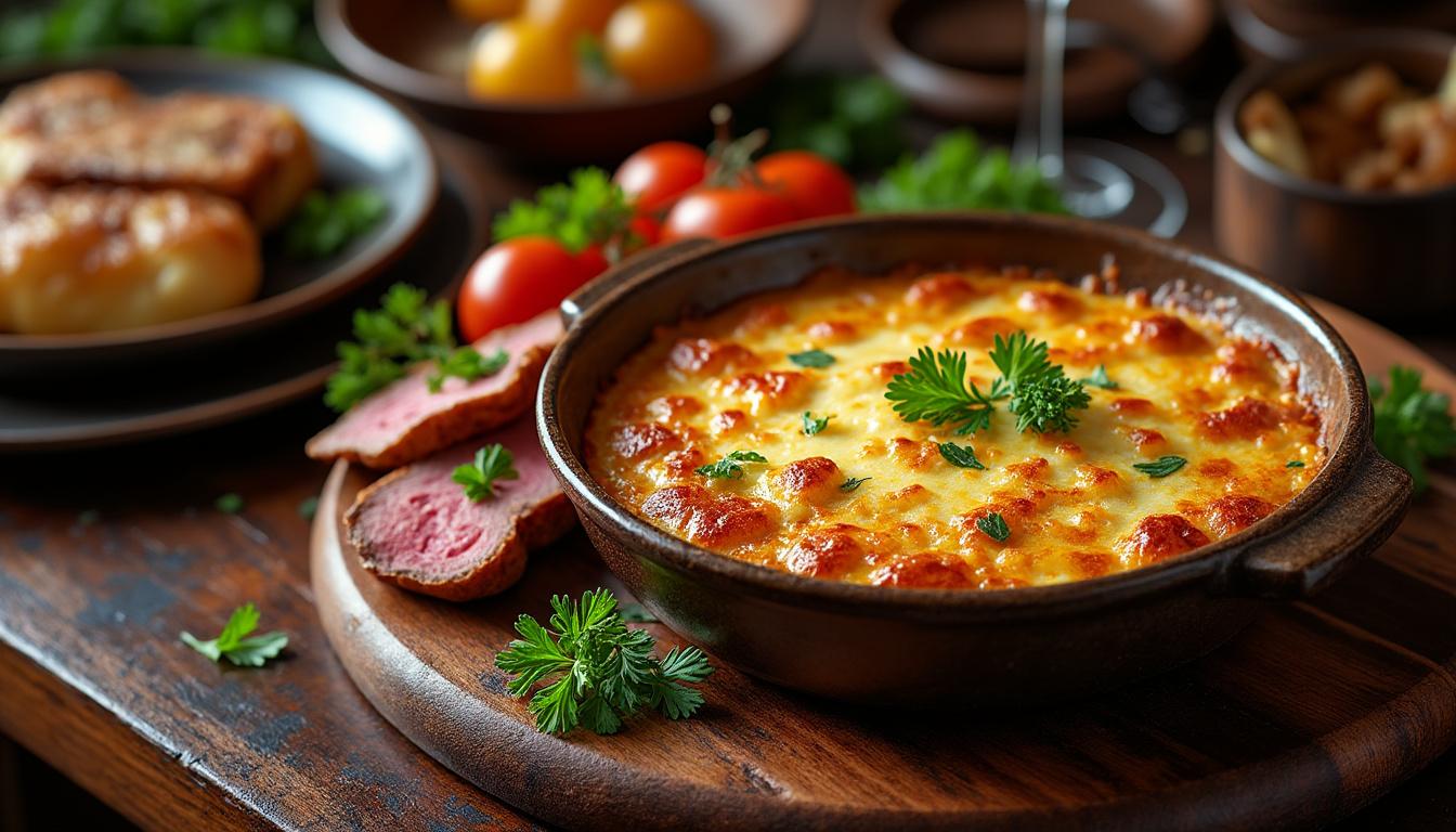 découvrez avec quelle viande accompagner un délicieux gratin dauphinois et sublimez ce grand classique de la gastronomie française avec des accords parfaits et savoureux.