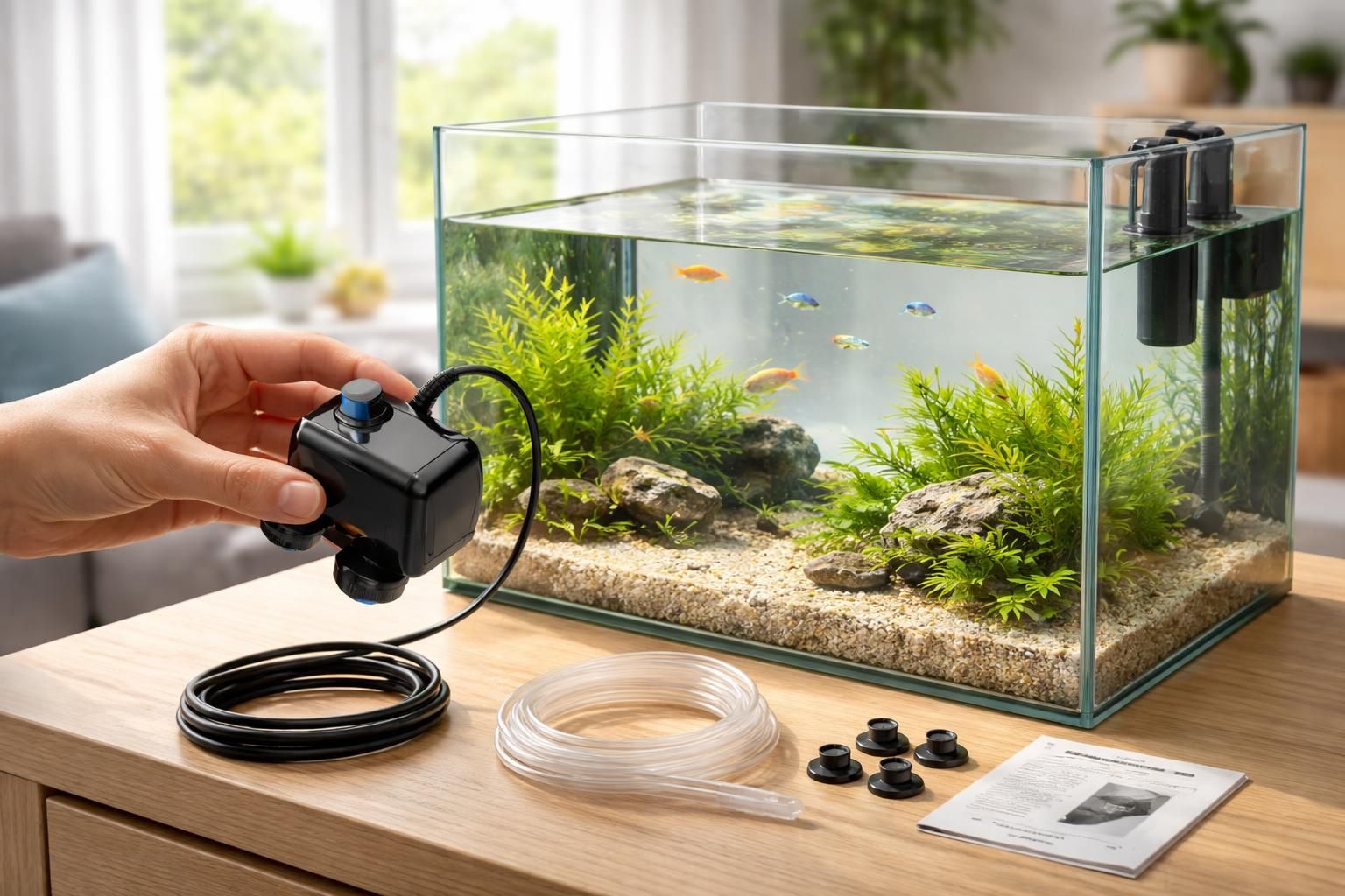 découvrez notre guide pratique pour installer facilement une pompe dans votre aquarium, étape par étape, sans aucun tracas. assurez un environnement sain pour vos poissons en toute simplicité.
