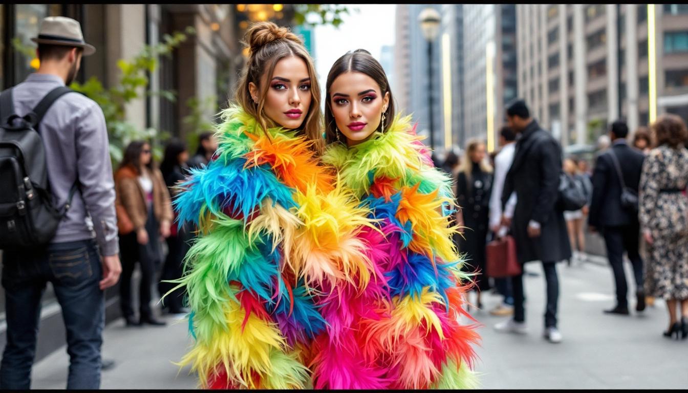 découvrez comment le boa à plumes flashy transforme les looks modernes en apportant une touche d'audace et de couleur à vos tenues.