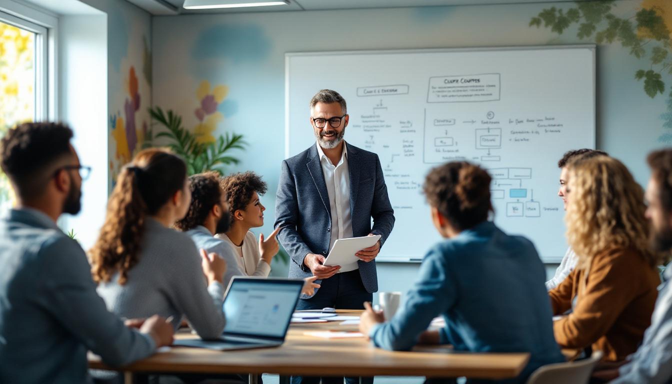 découvrez les compétences essentielles requises pour le titre professionnel de formateur pour adulte, incluant les aptitudes pédagogiques, la gestion de groupe et l’adaptation aux besoins des apprenants.