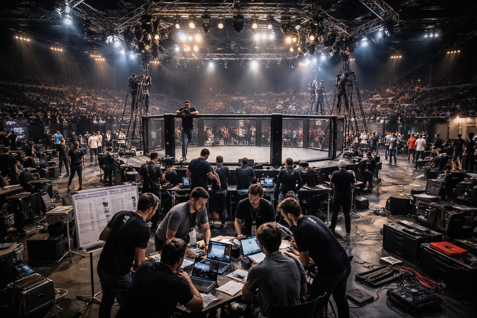 découvrez les secrets de la préparation et de l'organisation de la carte ufc paris, plongez dans les coulisses de cet événement majeur de la mma.