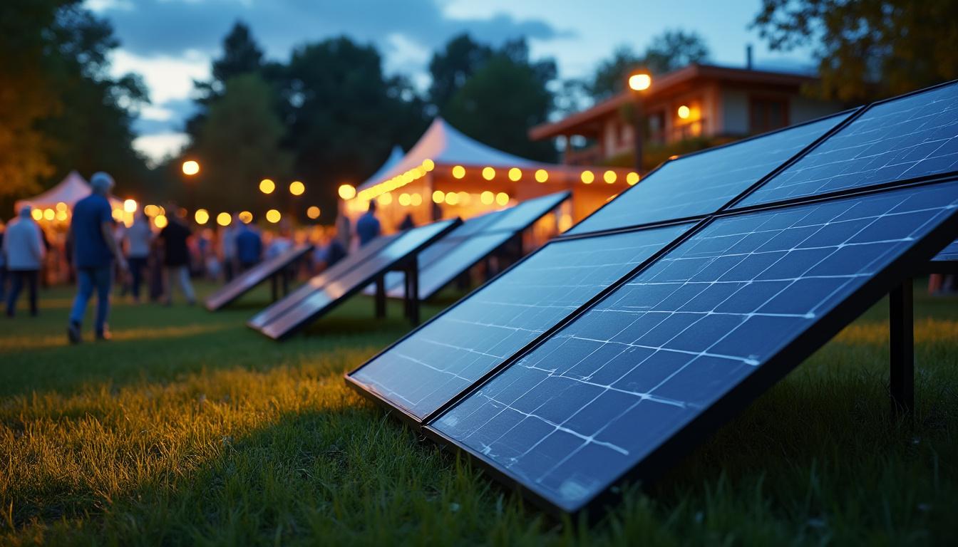découvrez pourquoi la location de panneaux solaires pour vos événements en 2025 est la solution idéale : flexibilité, économies d'énergie, respect de l'environnement et innovation au service de vos manifestations.