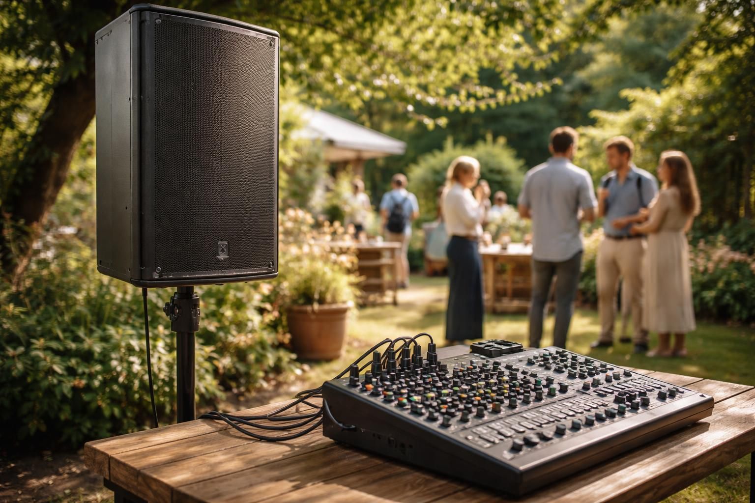 découvrez les équipements indispensables pour une sonorisation festive réussie dans votre jardin et faites briller vos soirées en plein air avec un son de qualité.