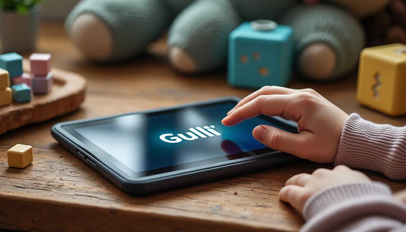 découvrez la tablette tactile enfant by gulli, équipée de la technologie kurio pour offrir un environnement sécurisé et un divertissement adapté aux plus jeunes.