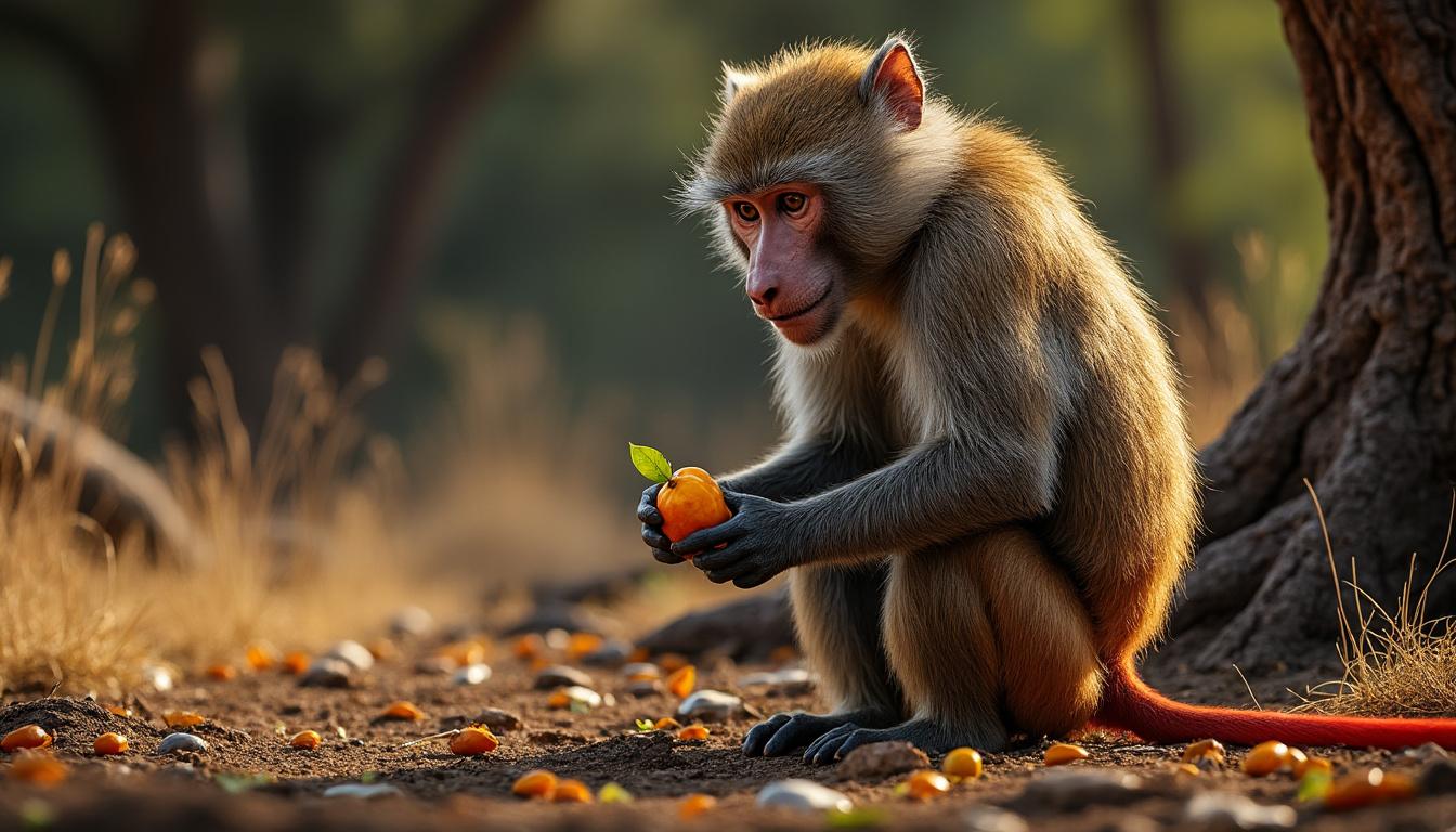 découvrez tout sur les babouins cul rouge, leurs caractéristiques uniques et leurs habitudes alimentaires dans cet article complet.