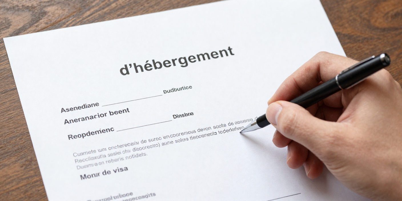 attestation d'hébergement