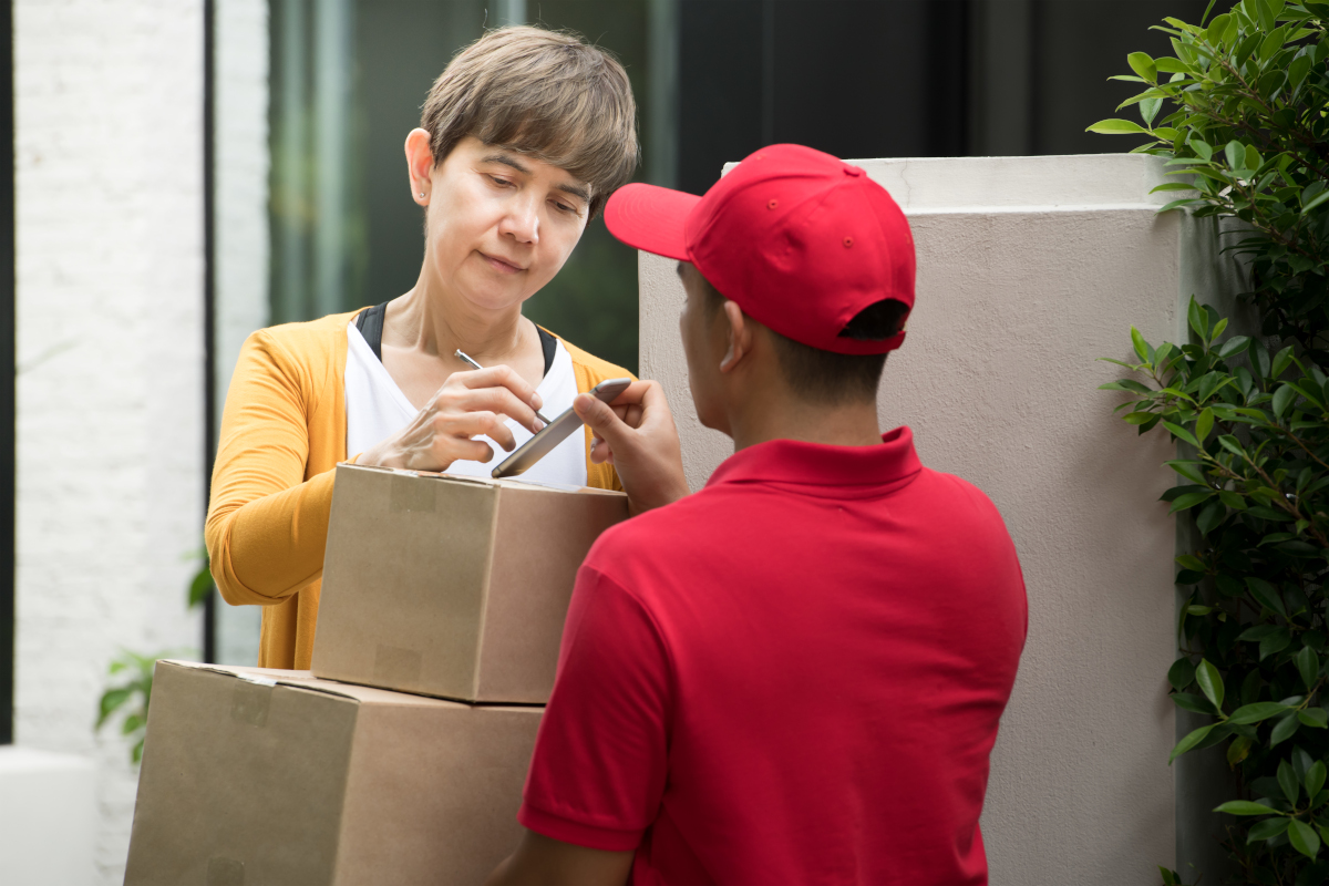 livraison à domicile